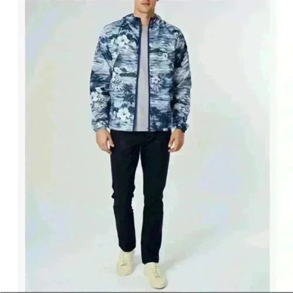 Sunrise Kingdom BLUE Tropical Men's
Lightweight Windbreaker - Picture 3 of 9